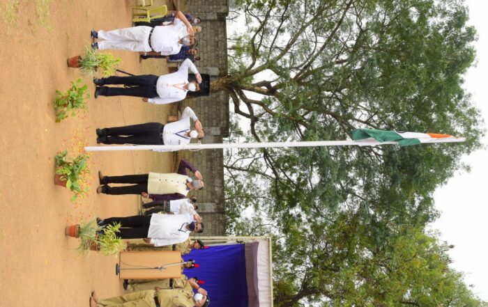 Mysuru, January 26, 2022: The JSS College of Arts, Commerce, and Science, Ooty Road, Mysuru, observed the 73rd Republic Day on January 26, 2022, Wednesday.