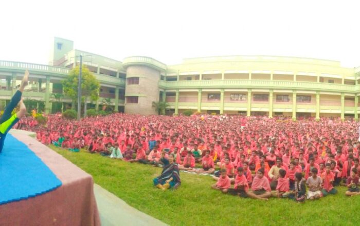 JSS Residential School, in Suttur - International Yoga Day