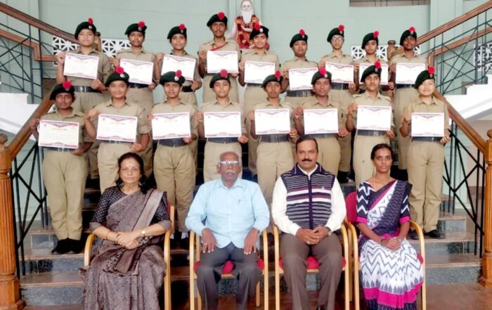 JSS High School, Suttur, - NCC cadets win prizes in sports and cultural competitions