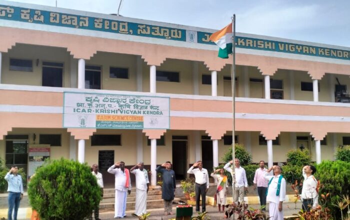 JSS- Mysuru Independence Day celebration at ICAR JSS KVK in Suttur