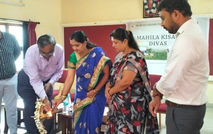 National Women Farmers Day celebrations at ICAR JSS KVK, Suttur