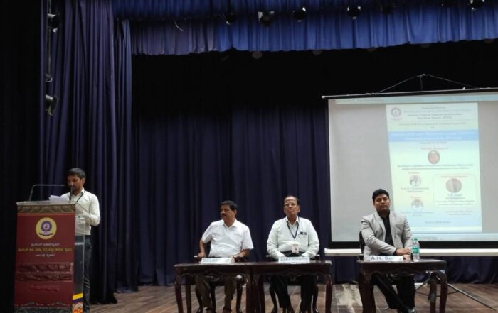 JSS - Mysuru Students should develop researching mindset: Sri A.H. Sagar, International Education expert