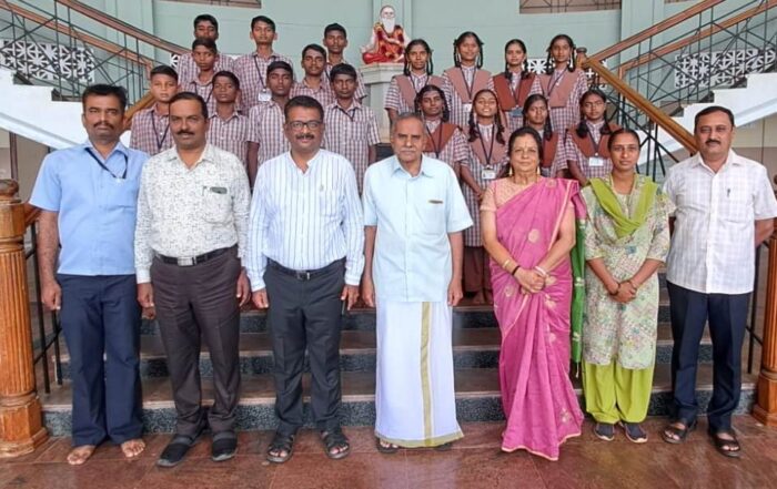 International Cultural Jamboree from Dec. 21 at Moodabidire: Teachers' congratulate participants at JSS High School, Suttur