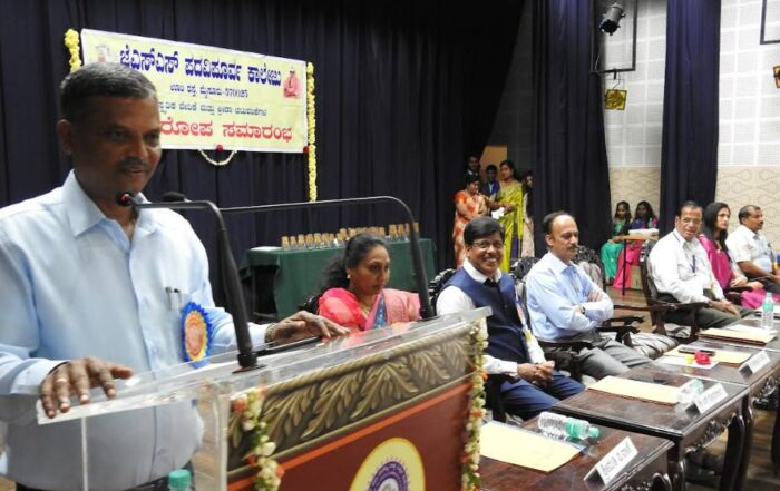 Educational institutions should become skillful human resource centers: Prov. B.V. Sambashivaiah