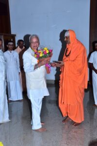 His Excellency Sri Arif Mohammed Khan, Hon'ble Governor of Kerala inaugurated the Golden Jubilee Celebration of JSS College of Pharmacy, Mysuru on 17th February 2023 in the divine presence of His Holiness Jagadguru Sri Shivarathri Deshikendra Mahaswamiji.