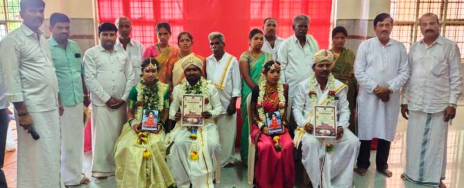 JSS - June 2023: Monthly Mass Marriage Program at Suttur Srimath"