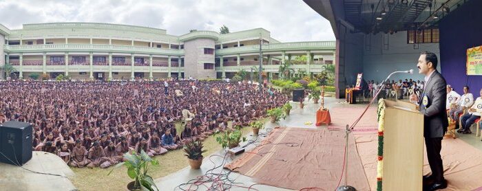 Suttur JSS School Students Union Inaugurated, Encourages Students to Embrace Indian Culture and Pursue Academic Excellence