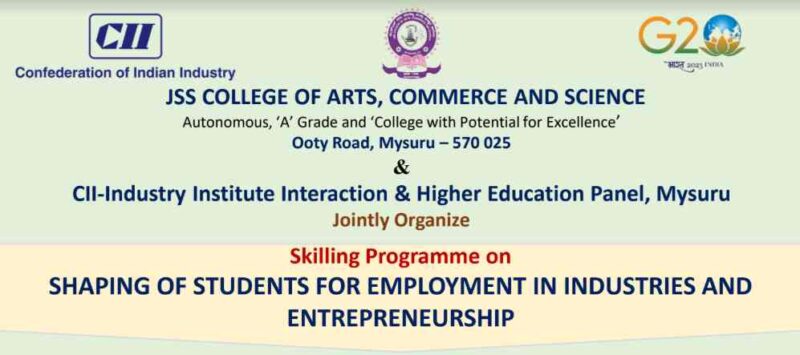Skilling Program on Shaping of Students for Employment in Industries and Entrepreneurship