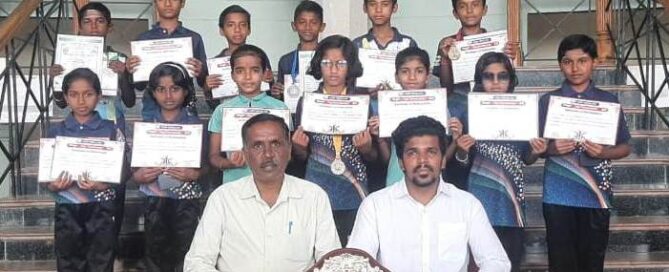 JSS Higher Primary School students selected for Divisional Yoga competition