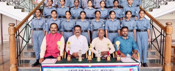 JSS High School NCC Airwing Troupe Wins Overall Prize at Annual Camp