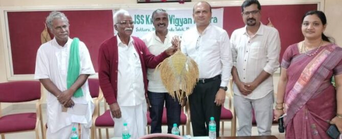 JSSMVP-Suttur-July-2024: ICAR JSS Krishi Vigyan Kendra Hosts Training Program on Indigenous Paddy Varieties and Organic Farming