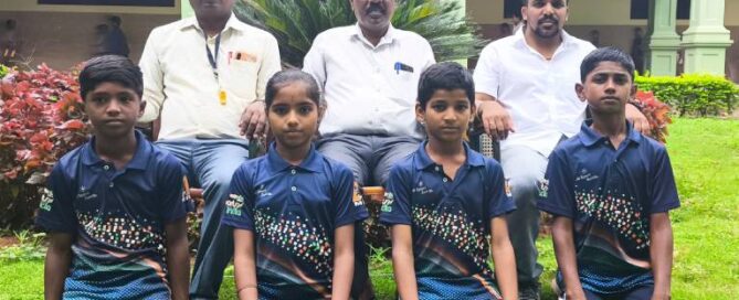 JSS Higher Primary School Shines at Taluk-Level Yogasana Competitions