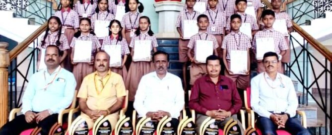 JSS Higher Primary School students win prizes in Desi games at Suttur Jatra Mahotsav 2025