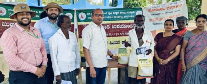 ICAR JSS Krishi Vigyan Kendra and Boruka Charities Collaborate to Empower SC_ST Farmers with Urad Cultivation Training and Seed Distribution