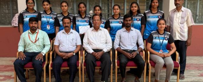 JSS Degree College Ball Badminton team wins 2nd prize 2025