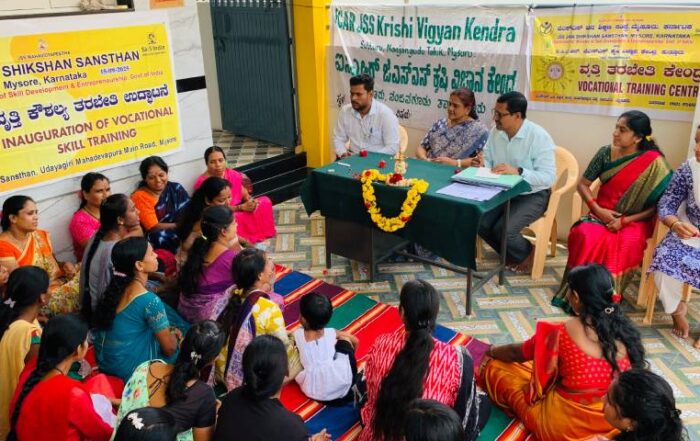 JSSMVP Two-Month Food Value Addition Vocational Training Program Inaugurated at Someshwarapur