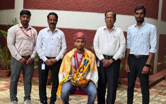 JSS College of Commerce PG Student Wins “Mr. MCICT” Title (75 kg)