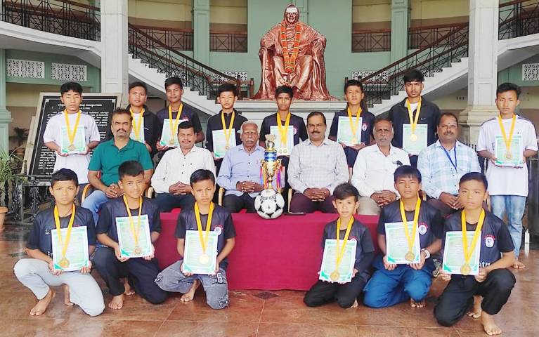 JSS School, Suttur Wins District-Level Football Tournament