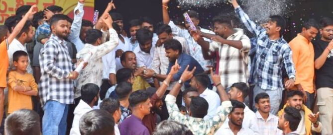 Golden Gesture at Suttur Math Residential School_ Students Honour Teachers and Caretakers at “Guru Vandana”