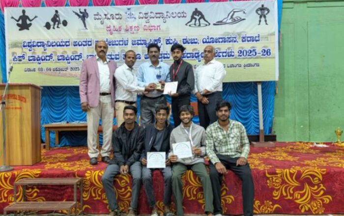 JSS College Nanjangud Students Shine at Mysore University Zonal Inter-College Sports Meet
