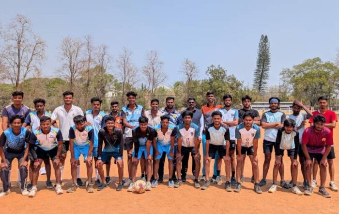 JSS College, Nanjangud Secures Second Prize in University of Mysore Kabini Zone Inter-College Men’s Football Tournament