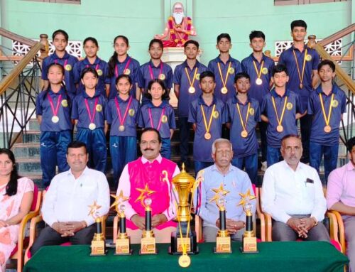 Suttur JSS School Students Excel at State-Level Mallakhambh Sports Festival
