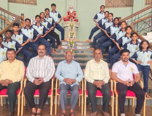 Suttur JSS School Students Shine at State-Level Mallakhamb Competition